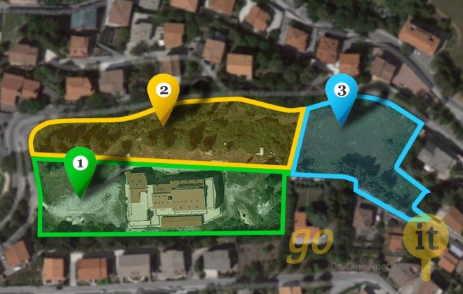 Građevinska zemljišta - Cingoli (MC) - Via Trentavisi - Sud Ancona - Palača.21/2013 - Prodaja br.4