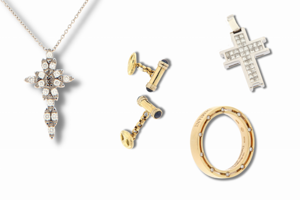 Bijoux religieux : médailles, croix et alliances en or - Tribunal n°1 de La Corogne - Vente 3
