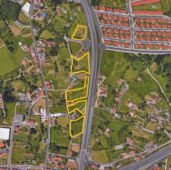Urbanizirano i poljoprivredno zemljište u Ferrolu - A Coruña - Natječaj 370/2013 - Sud N.1 La Coruña