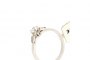 Bague Or Blanc 18 Carats - Diamant 0,32 ct - Diamants 0,10 ct 2