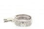 Anillo de Oro Blanco 18 Quilates - Diamantes 2