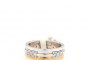 Bague Or Blanc et Or Rose 18 Carats - Diamants 0,50 ct 3