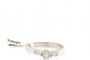 Bague Or Blanc 18 Carats - Diamant 0,59 ct 3