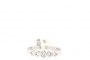 Bague Or Blanc 18 Carats - Diamants 0,15 ct - 0,24 ct - 0,12 ct 1