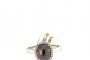 Anillo de Oro Blanco 18 Quilates - Diamantes 0,13 ct 1