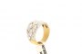 Bague Or Blanc et Jaune 18 Carats - Diamants 0,29 ct 3