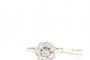 Anillo de Oro Blanco 18 Quilates - Diamante 0,08 ct - Diamantes 0,14 ct 1