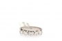 Anillo de Oro Blanco 18 Quilates - Diamantes 0,43 ct 1