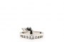 Bague Or Blanc 18 Carats - Diamants 0,54 ct 1