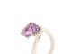 Bague Or Blanc 18 Carats - Diamants 0,11 ct - Amatista 2