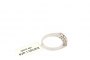 Anillo de Oro Blanco 18 Quilates - Diamantes 0,42 ct 2