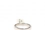 Bague Or Blanc 18 Carats - Diamants 0,30 ct 3