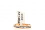 18 Carat Rose Gold Ring - Diamonds 0.31 ct 3