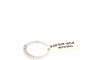 18 Carat White Gold Ring - Diamonds 0.43 ct 1