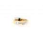 Bague Or Blanc et Or Jaune 18 Carats - Diamants 1