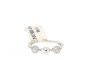 Anillo de Oro Blanco 18 Quilates - Diamantes 0,37 ct 1