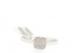 Bague Or Blanc 18 Carats - Diamants 0,25 ct 4