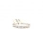 Anillo de Oro Blanco 18 Quilates - Diamantes 0,25 ct 1