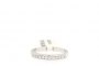 Anillo de Oro Blanco 18 Quilates - Diamantes 0,22 ct 1