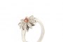 Bague Or Blanc 18 Carats - Diamants et Saphir 0,21 ct 2