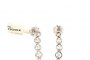 18 Carat White Gold Earrings - Diamonds 0.86 ct 1