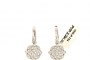 18 Carat White Gold Earrings - Diamonds. 1.09 ct 1