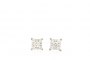 18 Carat White Gold Earrings - Diamonds 0.51 ct 1