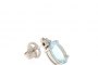 18 Carat White Gold Earrings - Diamonds 0.14 ct 4