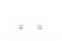 Boucles d'Oreilles Or Blanc 18 Carats - Diamants 0.24 ct 1