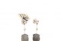 18 Carat White Gold Earrings - Diamonds 0.28 ct - Moonstone 2
