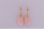 18 Carat Rose Gold Earrings - 0.08 ct Diamonds - Opalite 2