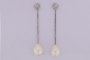 Boucles d'Oreilles Or  18 Carats - Diamants - Perles 3