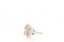 18 Carat White Gold Earrings - Diamonds 0.16 ct 2