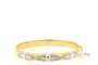 18 Carat Yellow Gold Bracelet - Diamonds 0.39 ct 1