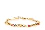 Pulsera Oro 18 Quilates - Banderas 2