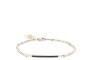 18 Carats Bracelet Or Blanc - Diamants 0,08 ct 2