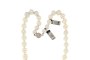 Collaret de Perles Australianes - Or blanc - Diamants - 0.19 ct 1