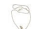 Platinum Necklace with Pendant - Coral - Diamonds 1