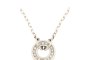 Necklace with Pendant - White Gold - Diamonds 0.20 ct 3