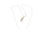 Cruz White Gold Necklace with Pendant - Diamonds 0.04 ct 1