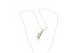 Collier Cruz Or Blanc avec Pendentif - Diamants 0.04 ct 1