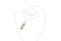 Collana con Ciondolo - Oro Bianco Mariposa - Diamanti 0,13 ct 2