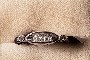 18 Carat White Gold Ring - Diamonds 0.05 ct - Princess 0.25 ct 1