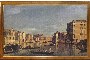 Venetië, Lagune met Gondels - Offsetdruk op Canvas 1