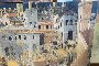 Ambrogio Lorenzetti - Efectele unei bune guvernări în oraș - Print Off-Set pe Pânză de Bumbac 5