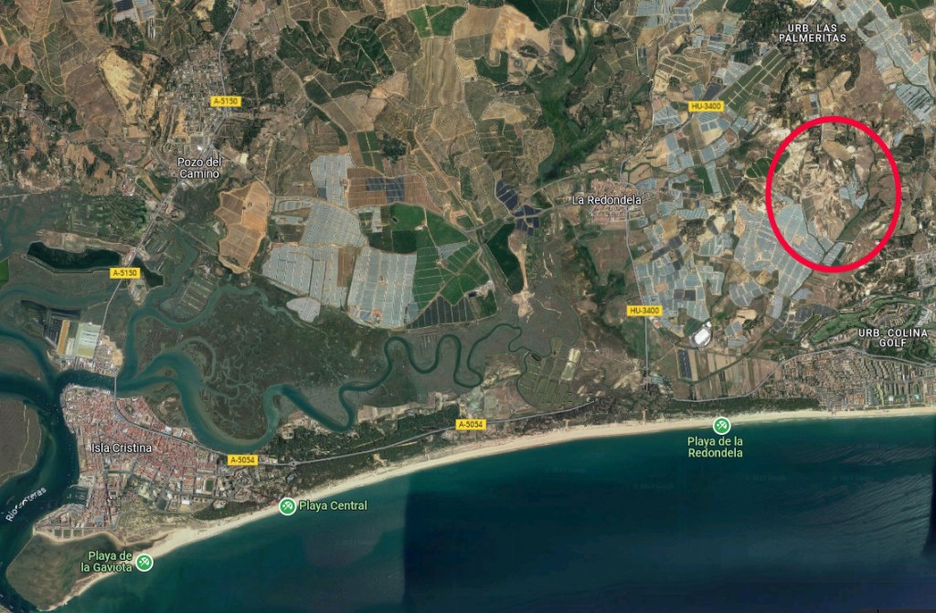 Ländereien in nicht bebaubarem Gebiet in Isla Cristina, Huelva. - Los S65.4